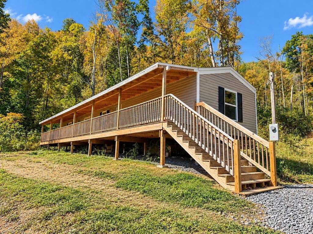 52 Acres of Recreational Land with Home for Sale in Alderson, West Virginia