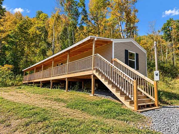 52 Acres of Recreational Land with Home for Sale in Alderson, West Virginia