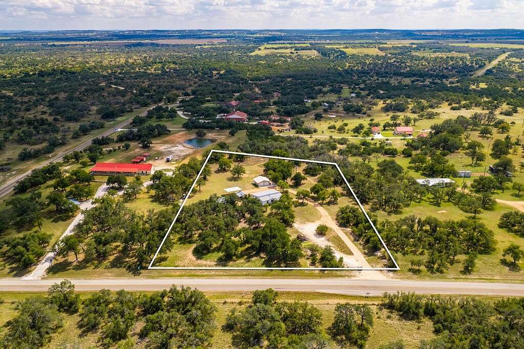 5 Acres of Land with Home for Sale in Willow City, Texas