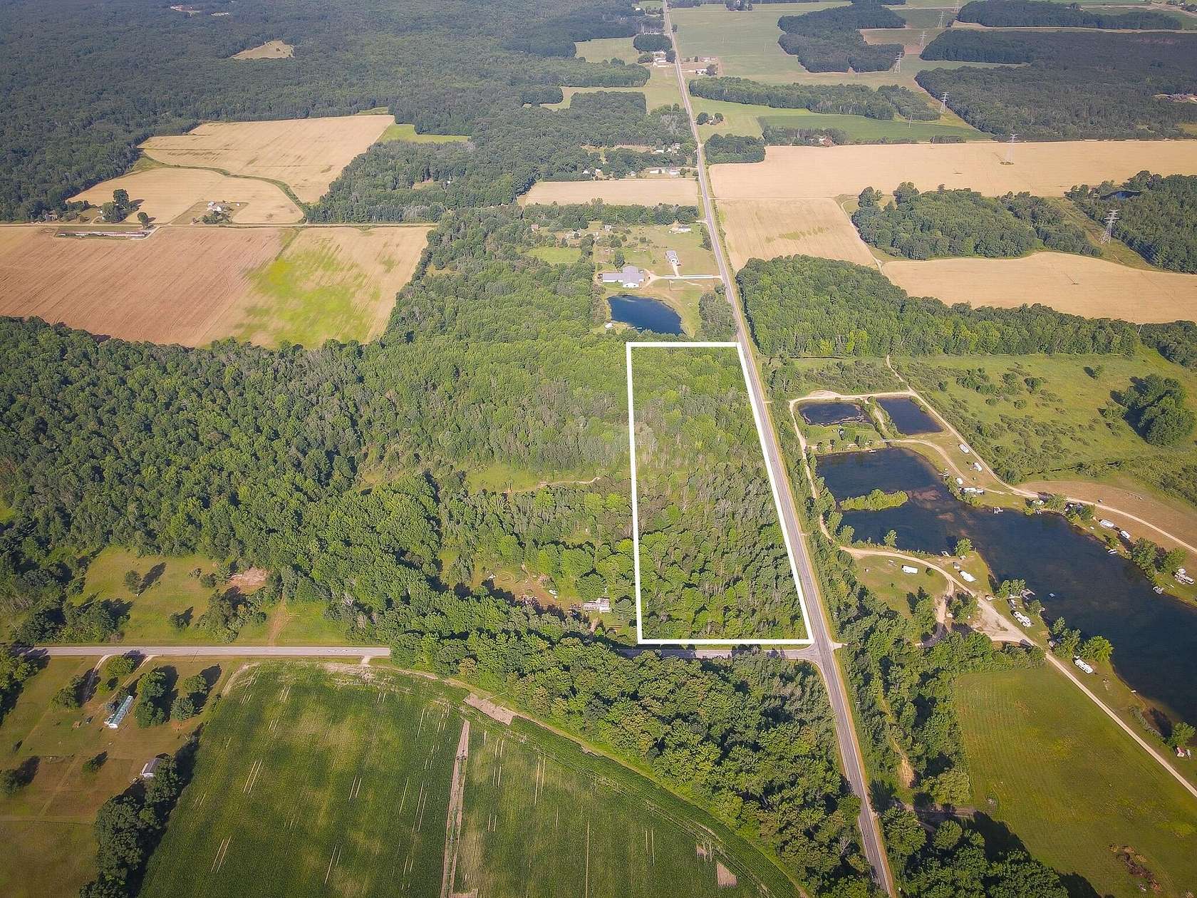 12 Acres of Recreational & Residential Land for Sale in Hesperia, Michigan