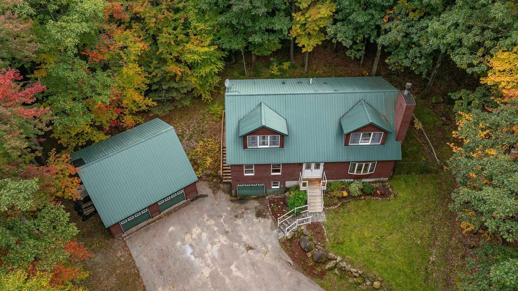 3.63 Acres of Land with Home for Sale in Greenfield, New Hampshire