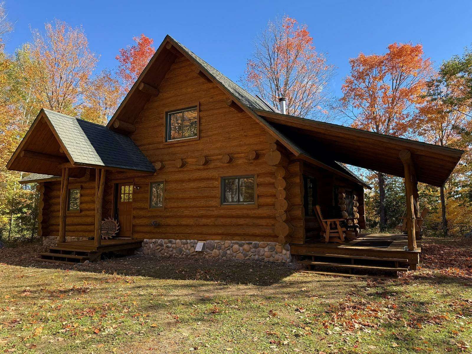 78.4 Acres of Recreational Land with Home for Sale in Pelican Lake, Wisconsin