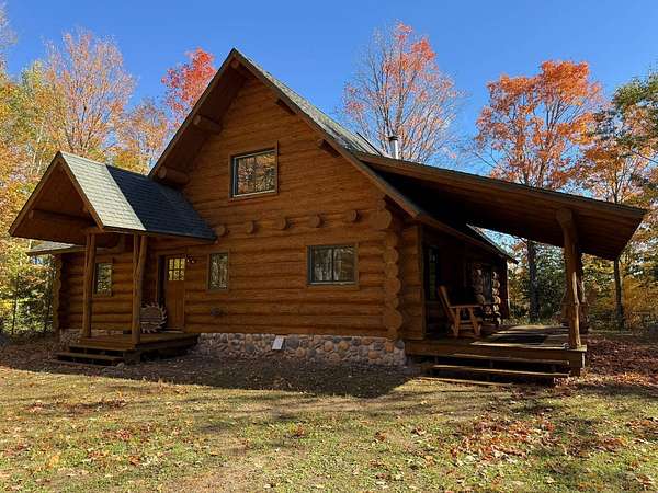 78.4 Acres of Recreational Land with Home for Sale in Pelican Lake, Wisconsin