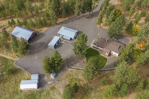 37.8 Acres of Land with Home for Sale in Nine Mile Falls, Washington