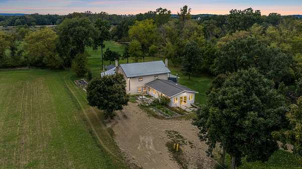 19.5 Acres of Land with Home for Sale in Portage, Wisconsin