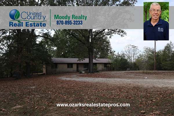 20 Acres of Land with Home for Sale in Camp, Arkansas