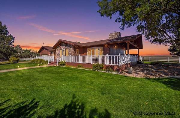 10 Acres of Land with Home for Sale in Pine Bluffs, Wyoming