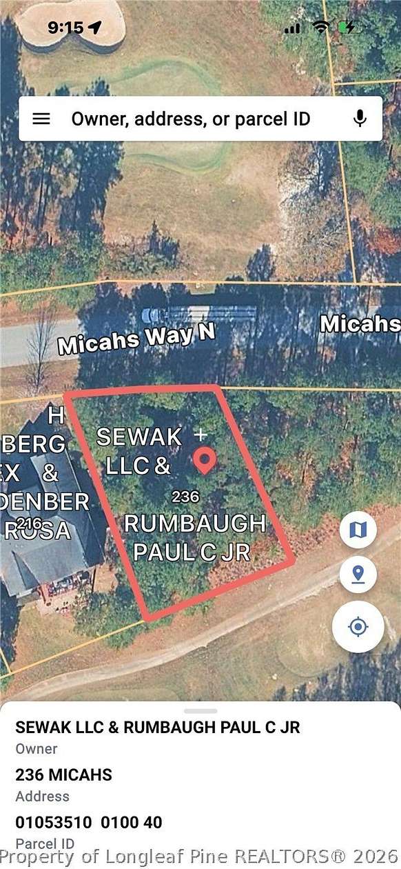 0.24 Acres of Residential Land for Sale in Spring Lake, North Carolina