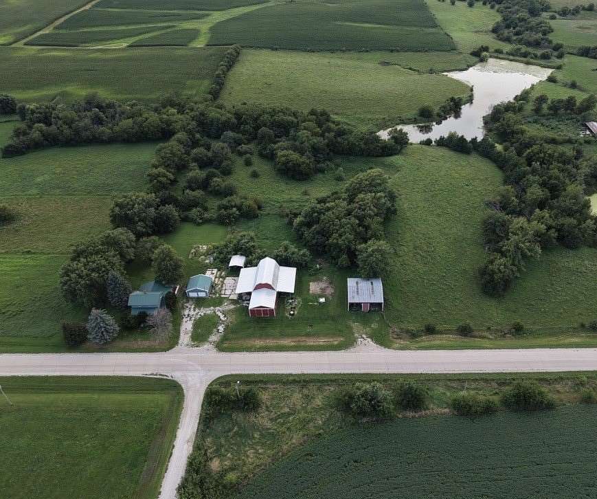 8.5 Acres of Land with Home for Sale in Murray, Iowa