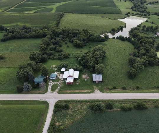 8.5 Acres of Land with Home for Sale in Murray, Iowa