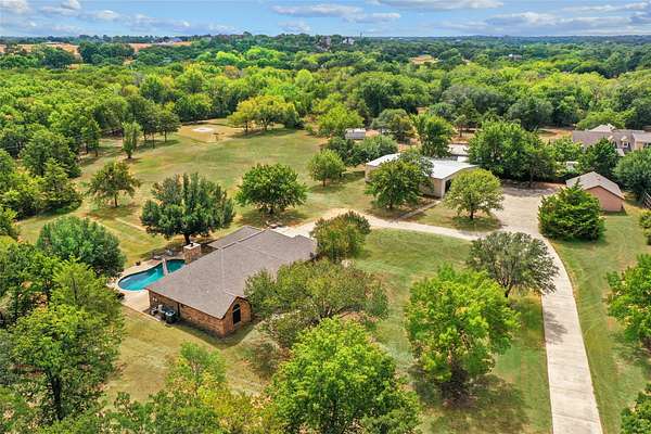 3.3 Acres of Land with Home for Sale in Argyle, Texas