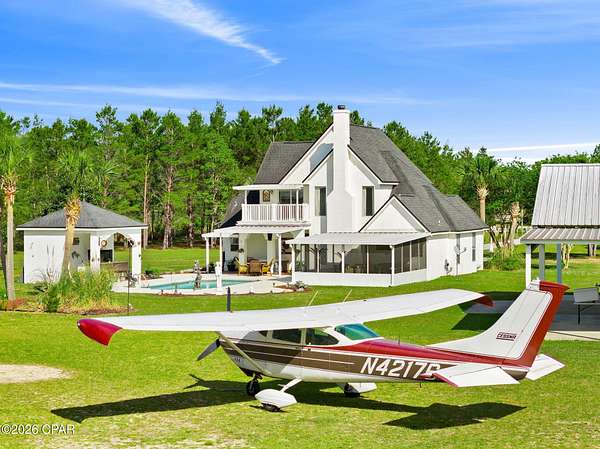 6.65 Acres of Land with Home for Sale in Chipley, Florida