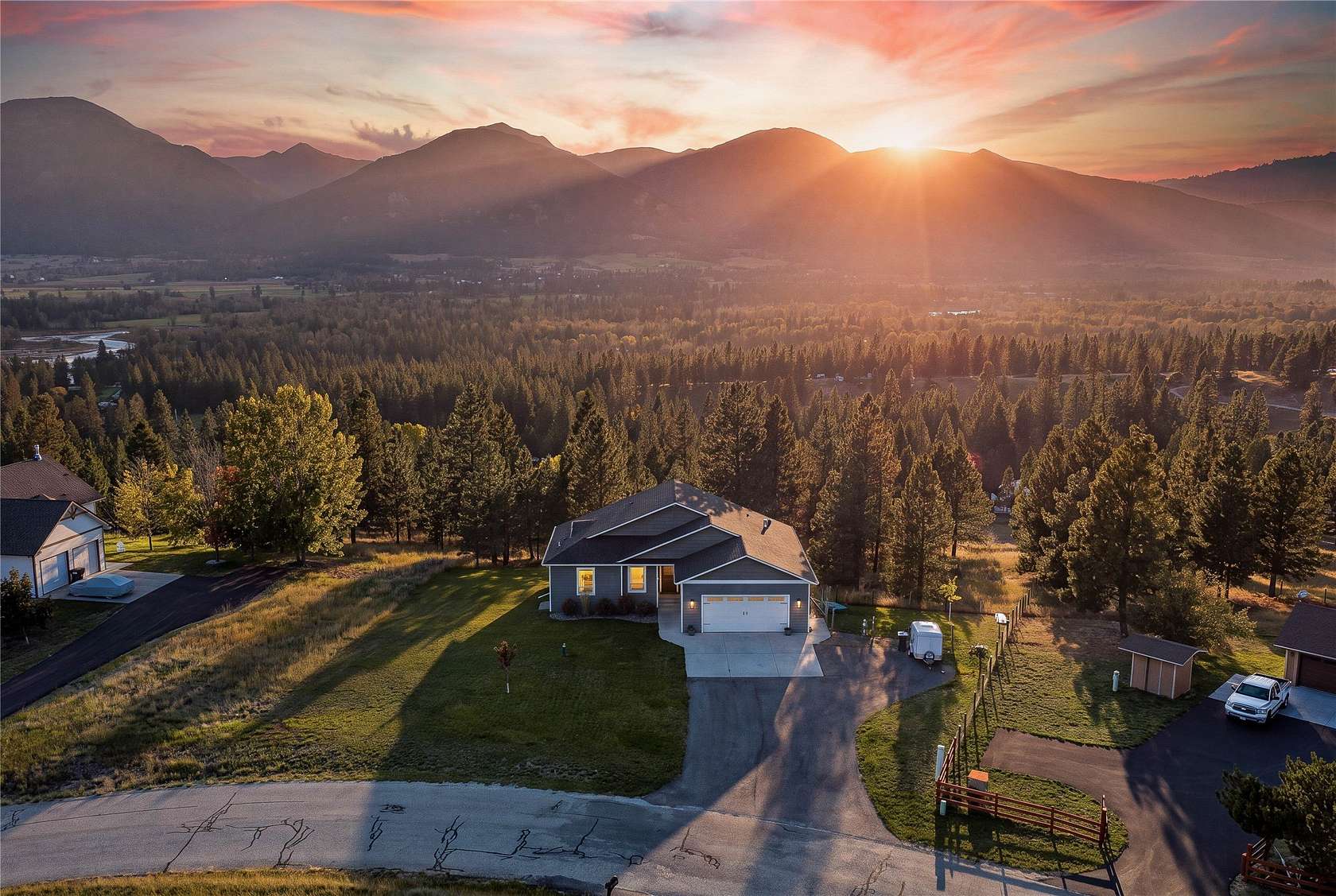 2.77 Acres of Land with Home for Sale in Stevensville, Montana