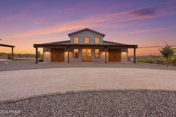 6.32 Acres of Land with Home for Sale in Wickenburg, Arizona