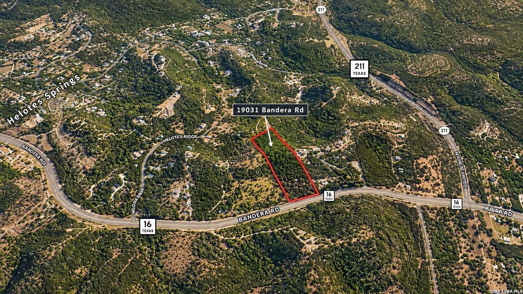 15.3 Acres of Recreational Land with Home for Sale in Helotes, Texas