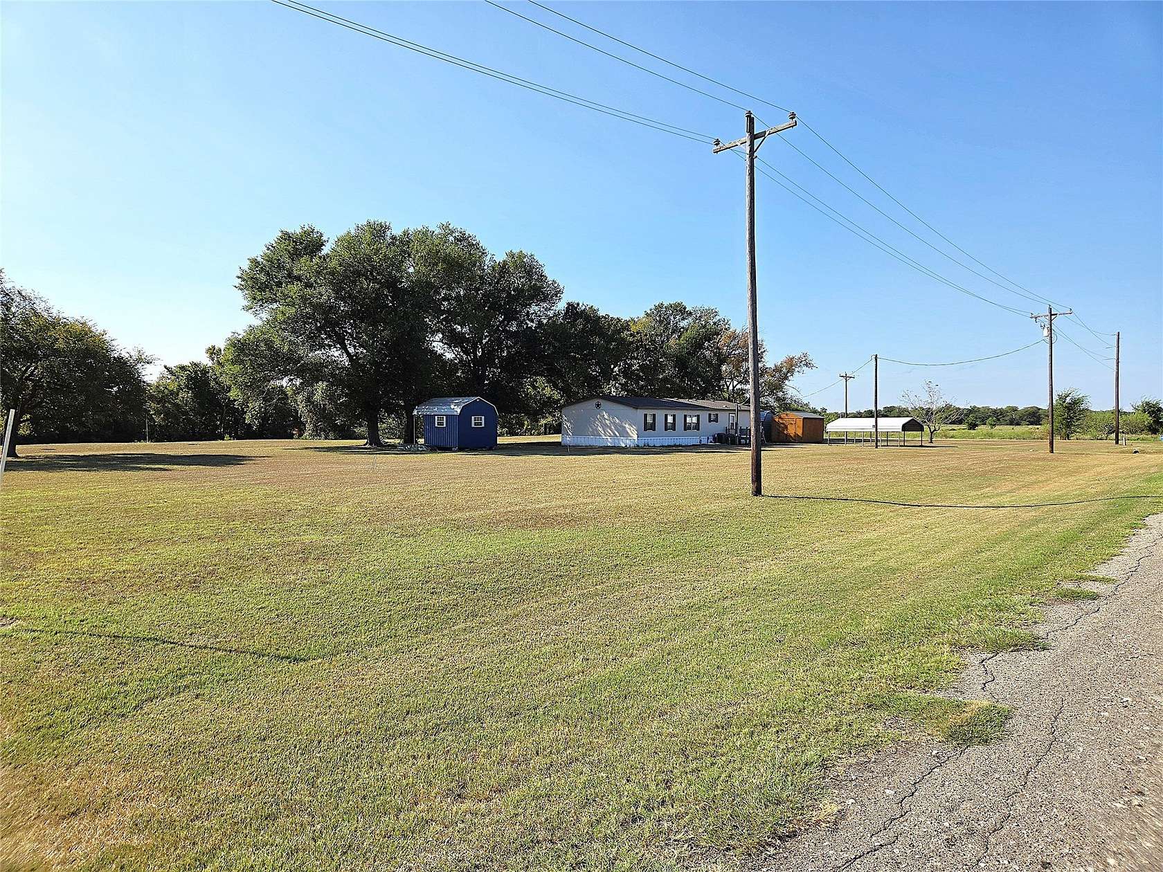 3.85 Acres of Land with Home for Sale in Thornton, Texas