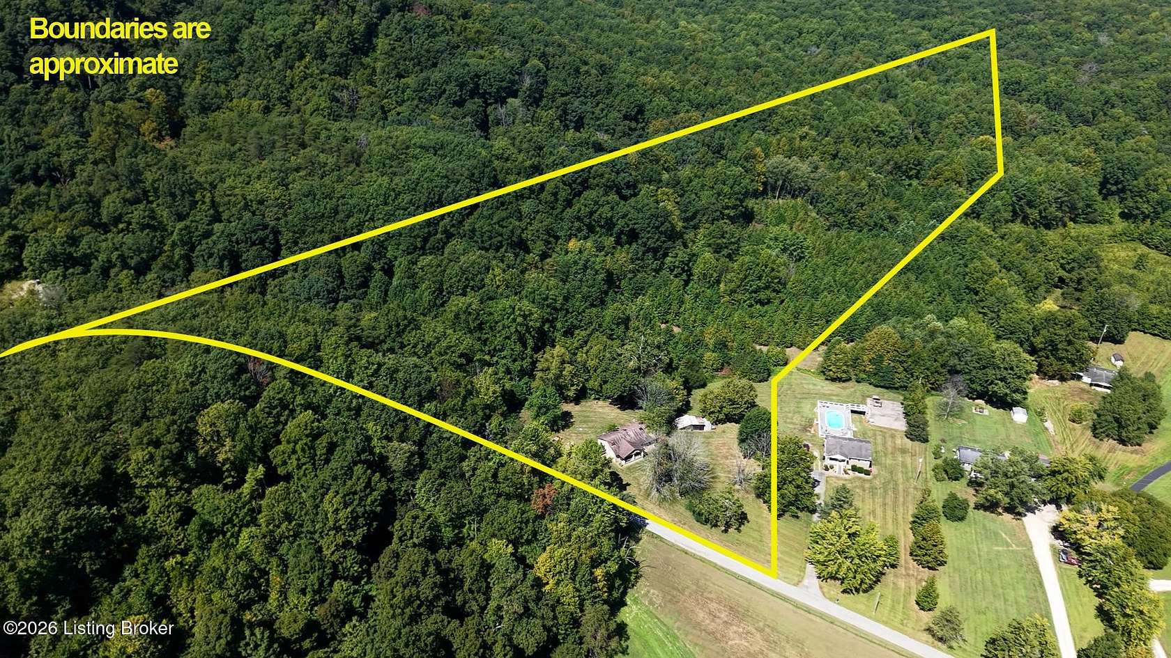 9 Acres of Land with Home for Sale in Shepherdsville, Kentucky