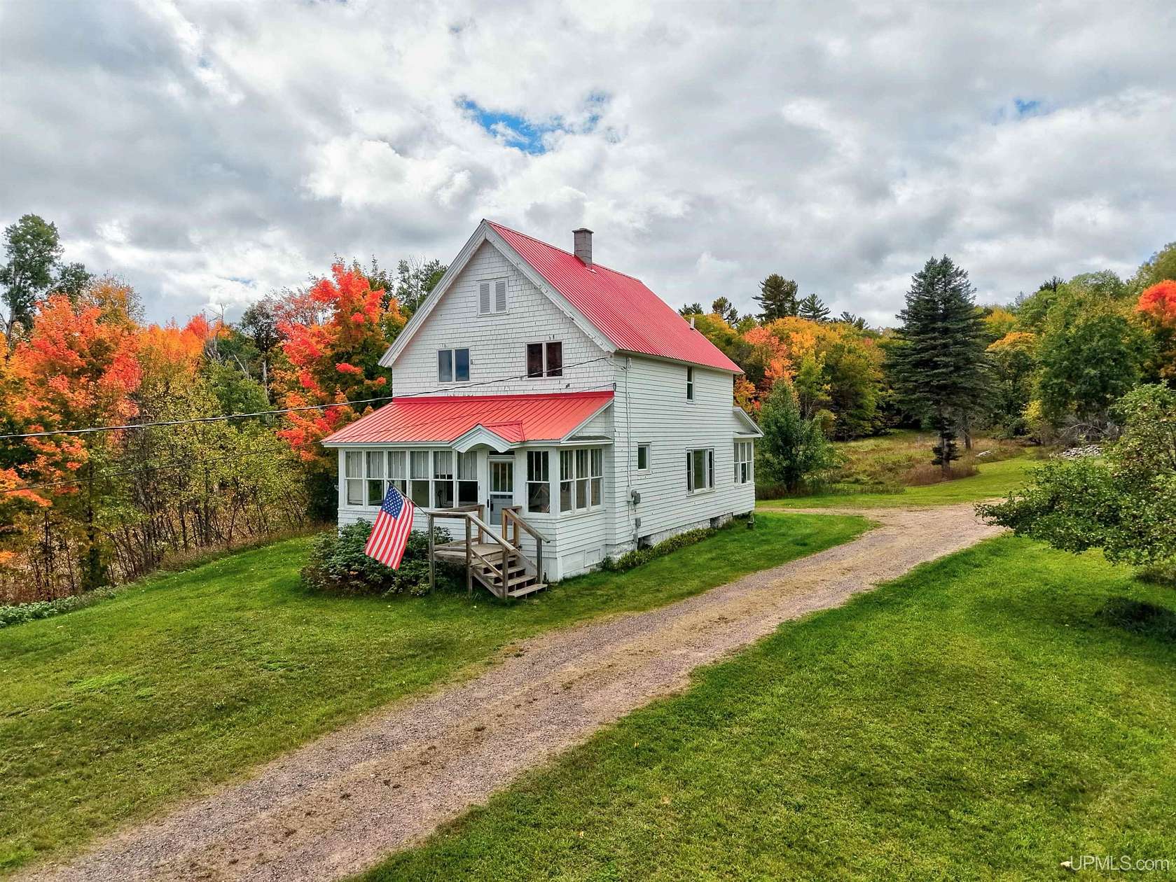 9 Acres of Land with Home for Sale in Calumet, Michigan