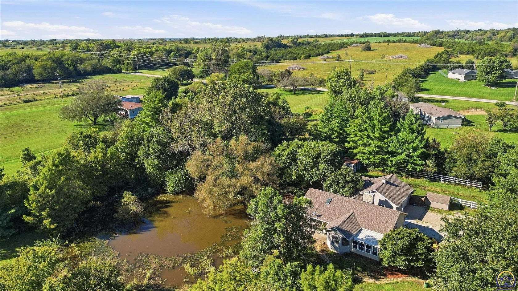 2.7 Acres of Land with Home for Sale in Topeka, Kansas