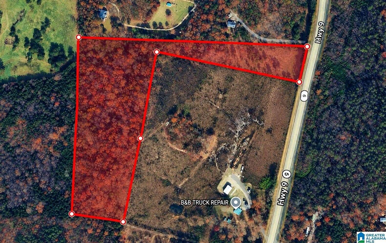 19.2 Acres of Land for Sale in Piedmont, Alabama