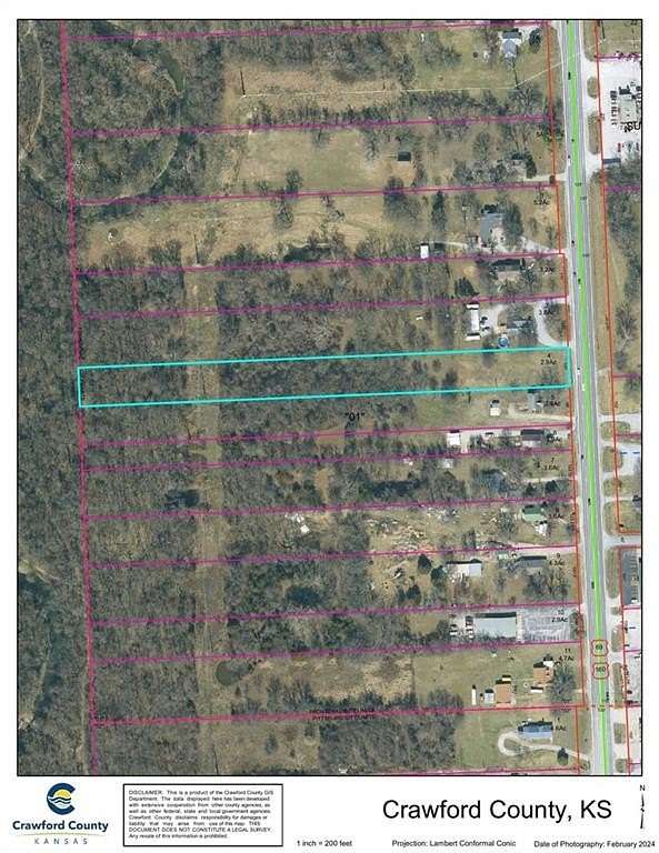 2.9 Acres of Land for Sale in Pittsburg, Kansas