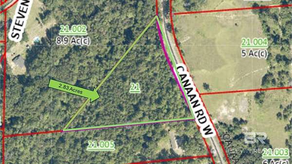 2.83 Acres of Residential Land for Sale in Stockton, Alabama