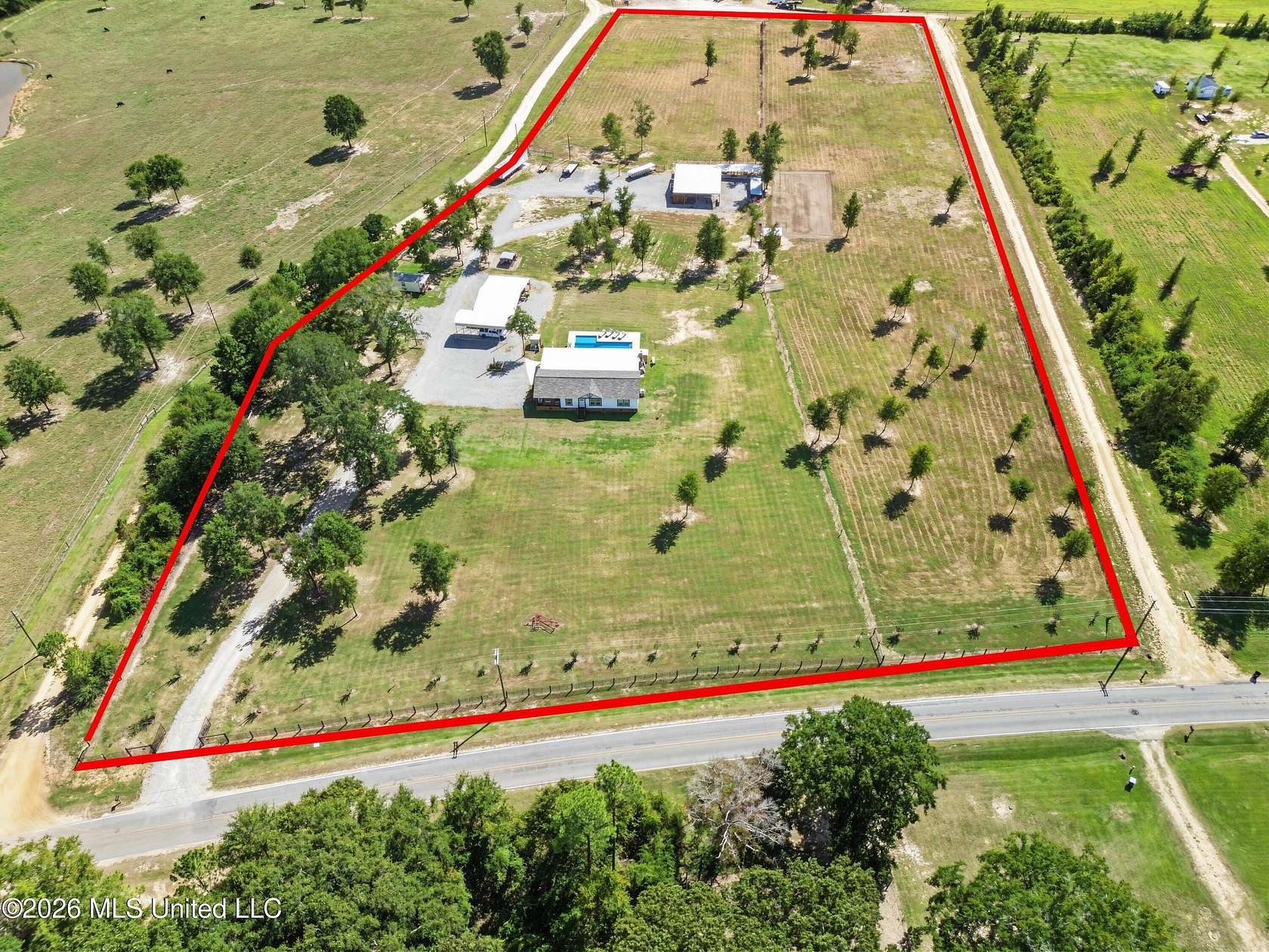 10 Acres of Land with Home for Sale in Perkinston, Mississippi