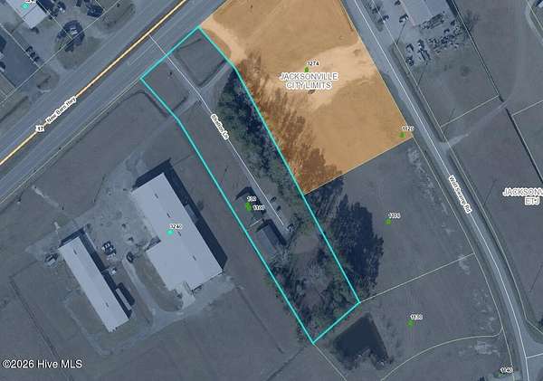 2.6 Acres of Improved Commercial Land for Sale in Jacksonville, North Carolina