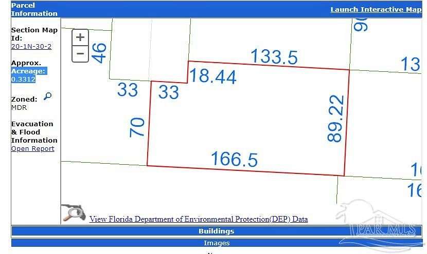 0.33 Acres of Residential Land for Sale in Pensacola, Florida