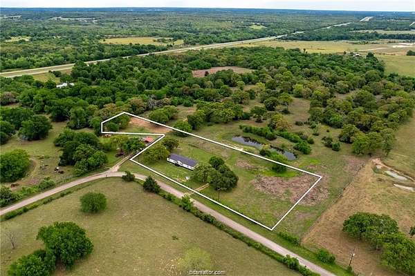3 Acres of Land with Home for Sale in Calvert, Texas