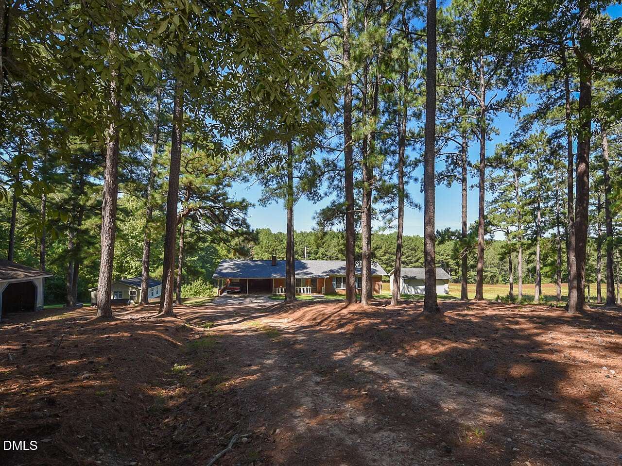 13.5 Acres of Land with Home for Sale in Sanford, North Carolina