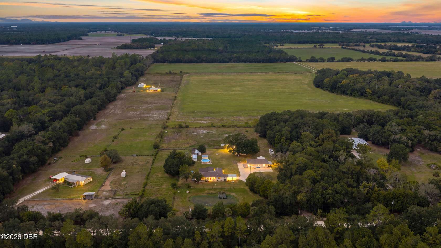 5.23 Acres of Land with Home for Sale in Bunnell, Florida