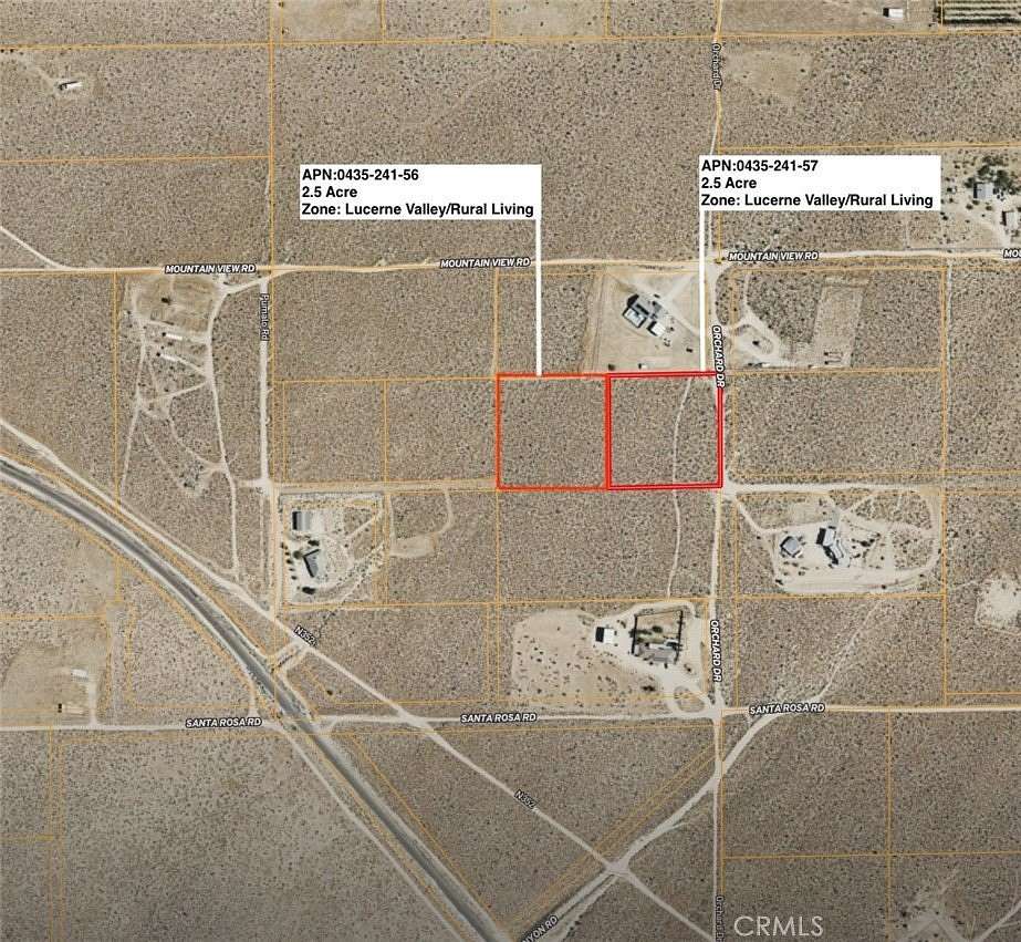 5 Acres of Residential Land for Sale in Lucerne Valley, California