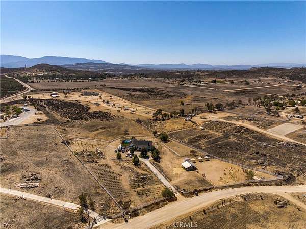 4.76 Acres of Land with Home for Sale in Hemet, California