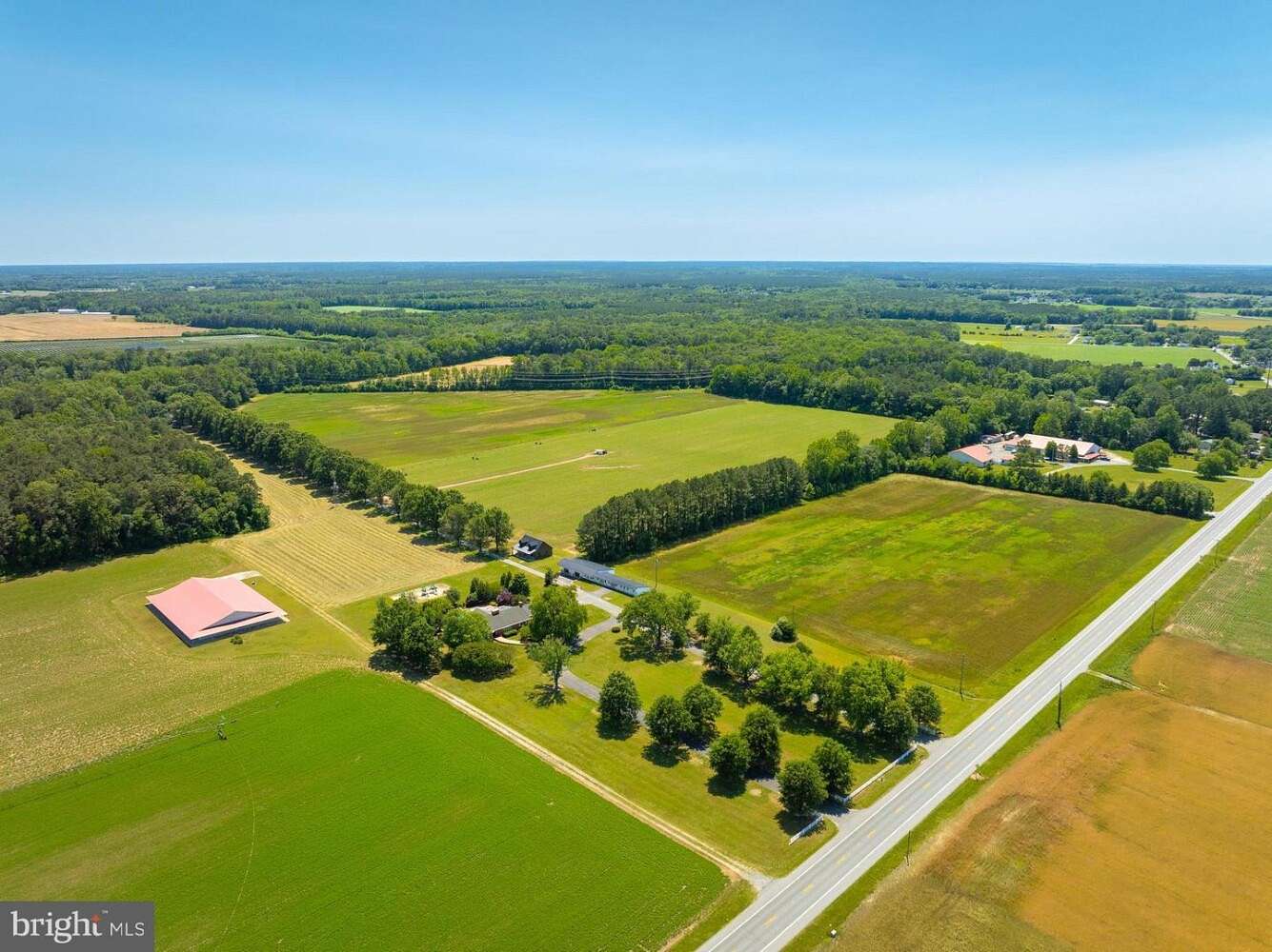 208 Acres of Agricultural Land with Home for Sale in Hebron, Maryland