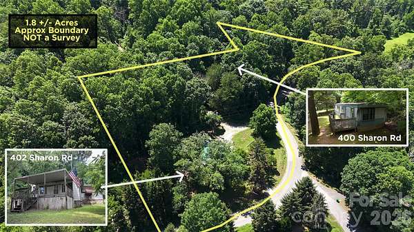1.8 Acres of Land with Home for Sale in Fairview, North Carolina