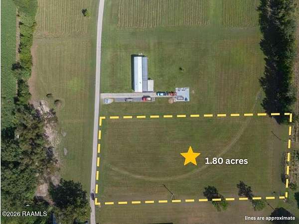 1.8 Acres of Residential Land for Sale in Breaux Bridge, Louisiana