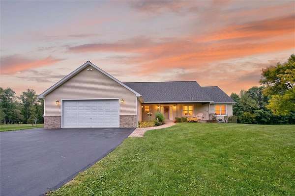 14.4 Acres of Land with Home for Sale in Lima, New York