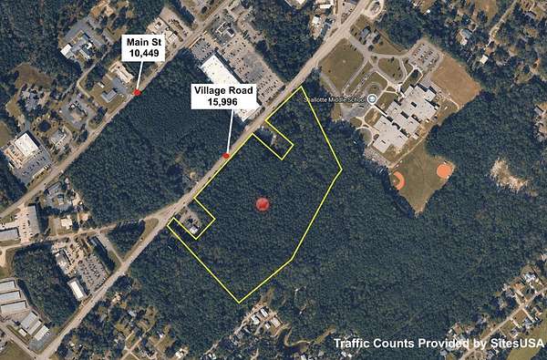25.3 Acres of Mixed-Use Land for Sale in Shallotte, North Carolina