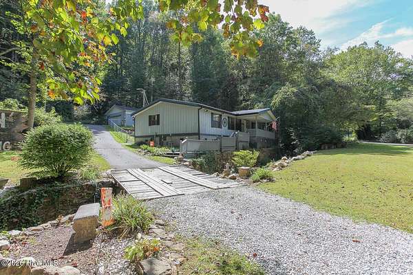 21.8 Acres of Recreational Land with Home for Sale in Robbinsville, North Carolina