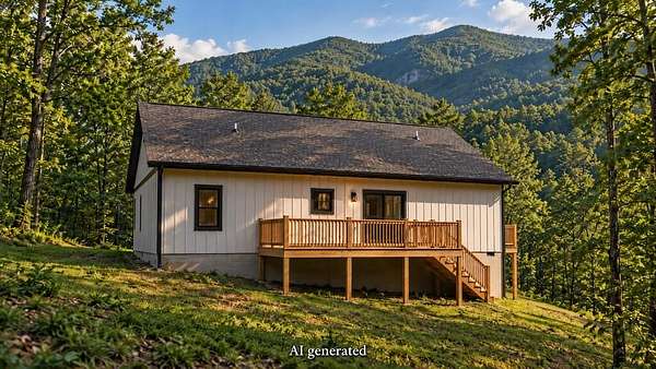 1.68 Acres of Land with Home for Sale in Franklin, North Carolina