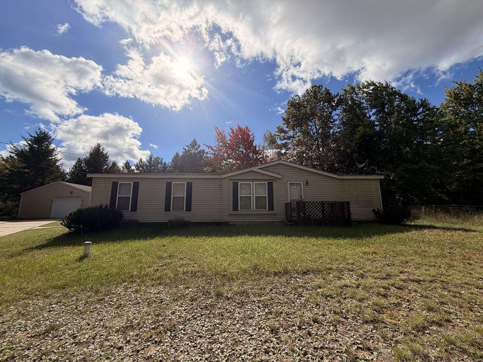 5.37 Acres of Land with Home for Sale in Roscommon, Michigan