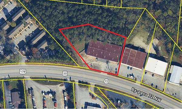 1.75 Acres of Improved Commercial Land for Sale in Greenwood, South Carolina