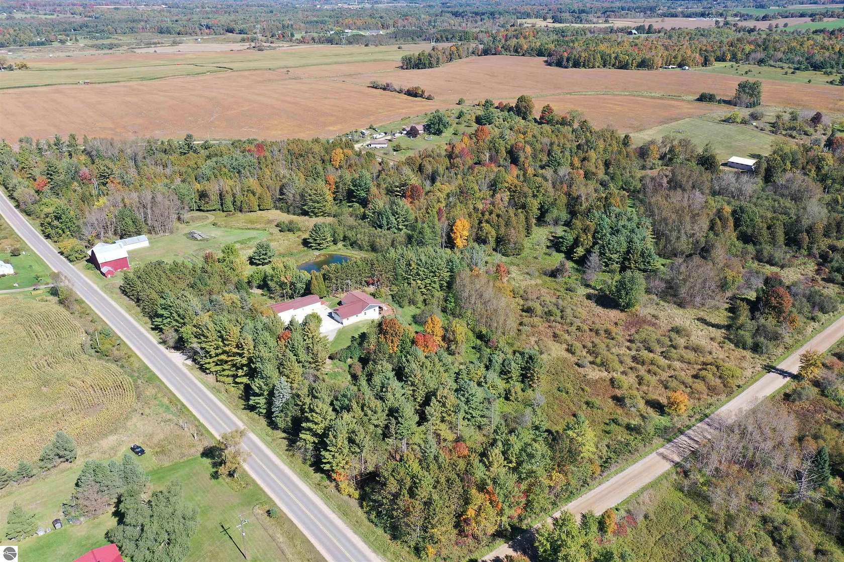 29 Acres of Recreational Land with Home for Sale in Rose City, Michigan