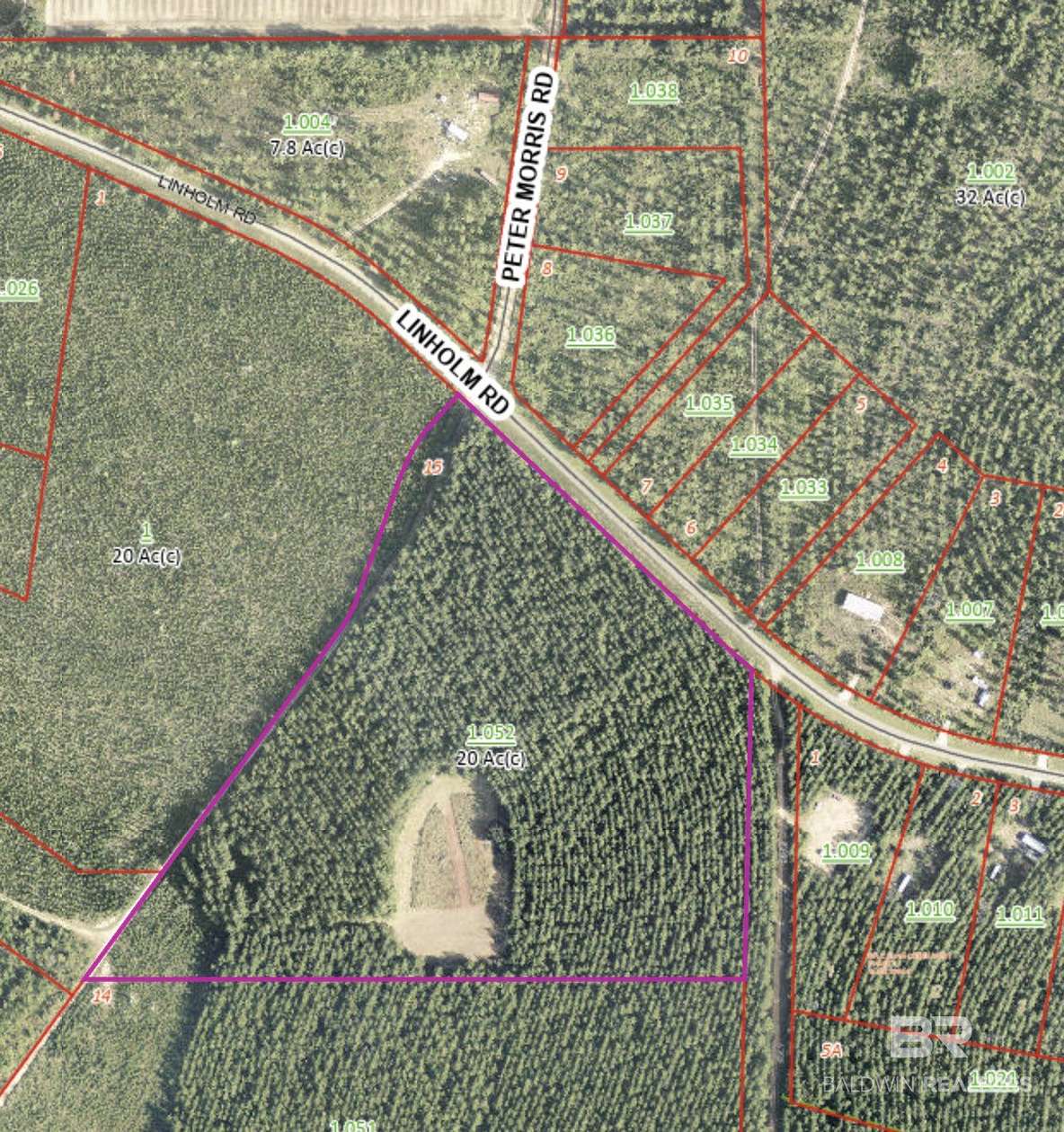20.5 Acres of Land for Sale in Robertsdale, Alabama