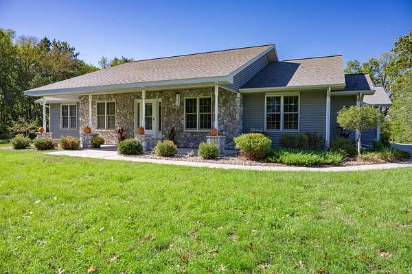 5 Acres of Land with Home for Sale in Mauston, Wisconsin