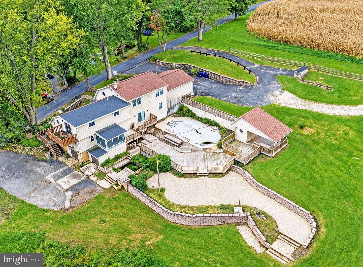 4 Acres of Land with Home for Sale in Pylesville, Maryland