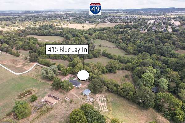 2 Acres of Land with Home for Sale in Fayetteville, Arkansas