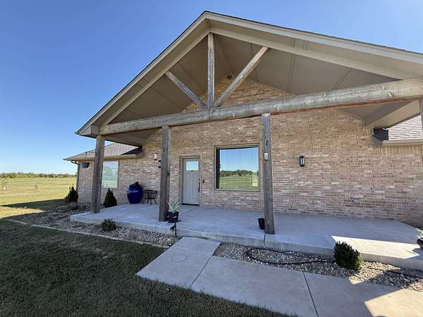 9.88 Acres of Land with Home for Sale in Garber, Oklahoma