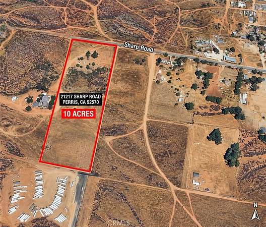 10 Acres of Residential Land for Sale in Perris, California